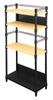 Bauhutte BHS-600SM-WD Desk Side Rack, Computer Rack, PC Rack, Width 23.8 x Depth 10.0 x Height 47.2 inches (60.5 x 25.5 x 120.5 cm), Wood Grain view 1