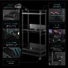 Bauhutte BHS-600SM-WD Desk Side Rack, Computer Rack, PC Rack, Width 23.8 x Depth 10.0 x Height 47.2 inches (60.5 x 25.5 x 120.5 cm), Wood Grain view 3