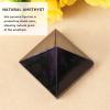 Natural Purple Amethyst Crystal Pyramid Figurine Home Decoration Good Luck Gift Paperweight Feng Shui Ornament view 4