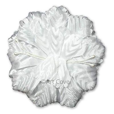 Capia Flowers Flat Carnation Capia Base for Corsages Bulk Wholesale 144 Pieces 20+ Colors Available (White)