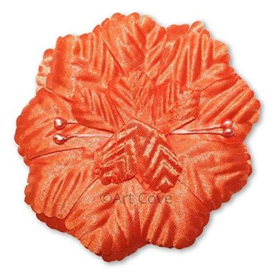 Capia Flowers Flat Carnation Capia Base for Corsages Bulk Wholesale 144 Pieces 20+ Colors Available (Orange)