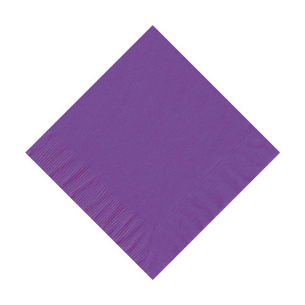 100 2-Ply Cocktail Personalized Napkins (Amethyst)