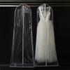 Queenbox Wedding Dress Garment Bag, Dust Cover for Long Dress, Length 180cm/70in Extra Large Garment Storage and Travel with Zipped for Gown, Gusseted, Prom, Evening Gowns (Clear) view 2