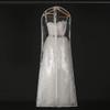 Queenbox Wedding Dress Garment Bag, Dust Cover for Long Dress, Length 180cm/70in Extra Large Garment Storage and Travel with Zipped for Gown, Gusseted, Prom, Evening Gowns (Clear) view 3