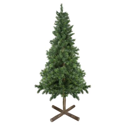 Northlight 6.5' Royal Alpine Artificial Christmas Tree - Unlit, Green, Polyvinyl Chloride