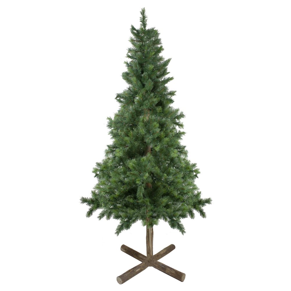 Northlight 6.5' Royal Alpine Artificial Christmas Tree - Unlit, Green, Polyvinyl Chloride