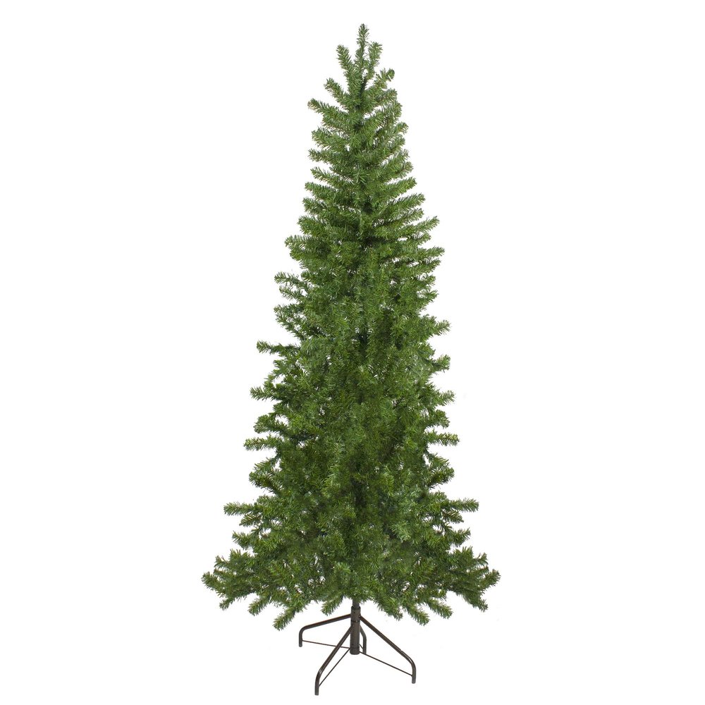 Northlight 7.5' Canadian Pine Slim Artificial Christmas Wall Tree - Unlit