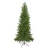 Northlight 7.5' Canadian Pine Slim Artificial Christmas Wall Tree - Unlit view 1