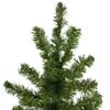 Northlight 7.5' Canadian Pine Slim Artificial Christmas Wall Tree - Unlit view 3