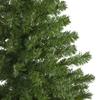 Northlight 7.5' Canadian Pine Slim Artificial Christmas Wall Tree - Unlit view 4