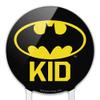 Acrylic Batman Bat Kid Shield Logo Cake Topper Party Decoration for Wedding Anniversary Birthday Graduation view 3