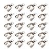 MroMax Curtain Track Rollers Stainless Steel Frame Twin Wheeled Carriers Drapery Rail Sliding Glider for Windows Shower Curtain Tracks 0.43" Dia, 20 Pcs view 1