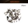 MroMax Curtain Track Rollers Stainless Steel Frame Twin Wheeled Carriers Drapery Rail Sliding Glider for Windows Shower Curtain Tracks 0.43" Dia, 20 Pcs view 4
