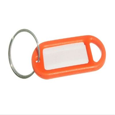 10 x Key Ring and Identity Card TAG Orange