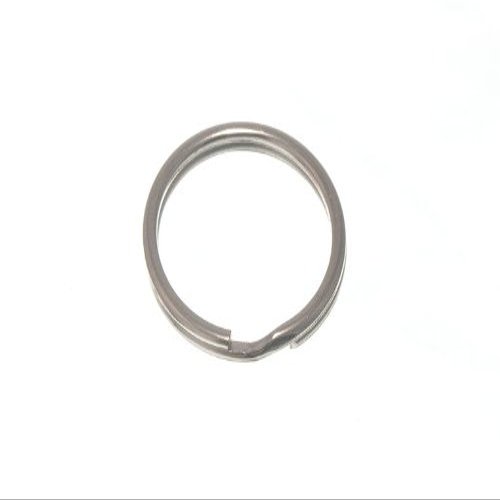 100 X SPLIT KEY RING NP NICKEL PLATED STEEL 19MM (3/4")