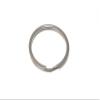 100 X SPLIT KEY RING NP NICKEL PLATED STEEL 19MM (3/4") view 1