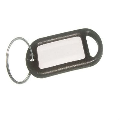 10 x Key Ring and Identity Card TAG Black