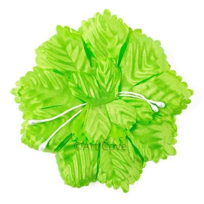 Capia Flowers Flat Carnation Capia Base for Corsages Bulk 48 Pieces 20+ Colors Available (Apple Green)