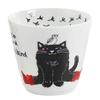 13560 Ceramic Indigo Marlo and Bird Cup, 3.1 x H3.1 inches (8 x 8 cm) view 1