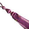1 Pair Fashion Curtain Rope Tiebacks with Tassels Curtain Tiebacks Curtain Rope Holdbacks for Bedroom & Living Room (Purple) view 1