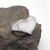 Bansriracha Stainless Steel High Polished Heart Ring for Women (8) view 4