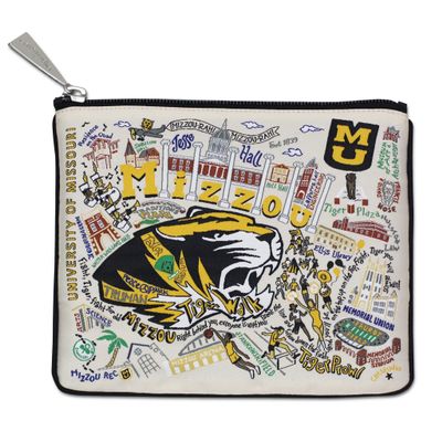Catstudio University of Missouri (Mizzou) Collegiate Zipper Pouch Purse | Holds Your Phone, Coins, Makeup, Dog Treats, & Tech Tools