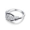 Bansriracha .5 Gram 925 Sterling Silver Jewelry Black&White Stone Wedding Rings for Women C307 (10) view 2