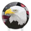 Acrylic American Bald Eagle Flag USA Patriotic Cake Topper Party Decoration for Wedding Anniversary Birthday Graduation view 3