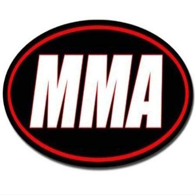 Magnet 3x5 inch Oval MMA Sticker -Mixed Martial Arts Fight Fighting Octagon Magnetic Magnet Vinyl Sticker
