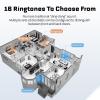 Sanpyl Doorbell, 16 Melodies Door Chime Kit, 25 to 75dB Adjustable Volume Plug in Chime Receiver with LED Flash, for Home, Apartments, Businesses, Classrooms view 3