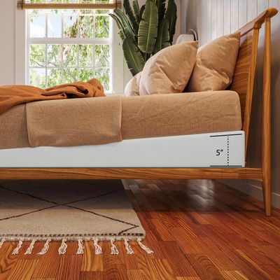 Avana Mattress Elevator 5-Inch - Gentle Incline Under Mattress Support - Riser for Snoring, Acid Reflux, and Sinus Relief, Twin