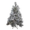 4.5' Pre-Lit LED Black Spruce Artificial Christmas Tree - Clear Lights view 1