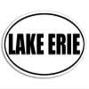 MAGNET 3x5 inch B/W OVAL Lake Erie Sticker -decal fun new york national park hike Magnetic Magnet Vinyl Sticker view 1