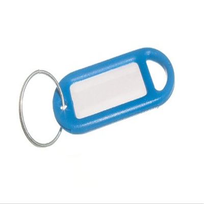 10 x Key Ring and Identity Card TAG Blue