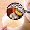 2 In 1 Stainless Steel Round Long Handle Soup Ladles Hot Pot Soup Spoon Strainer Kitchen Cookware view 4