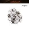 MroMax Curtain Track Rollers Plastic Twin Wheeled Carriers Drapery Rail Sliding Glider for Windows Shower Curtain Tracks 0.41" Dia, 10 Pcs view 4