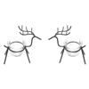Webelkart Iron Christmas Reindeer Tealight Holder for Christmas Decorations (Pack of 2) view 3