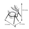Webelkart Iron Christmas Reindeer Tealight Holder for Christmas Decorations (Pack of 2) view 4