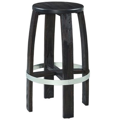 Powell Wade Swivel Barstool - Dark Rustic Brown