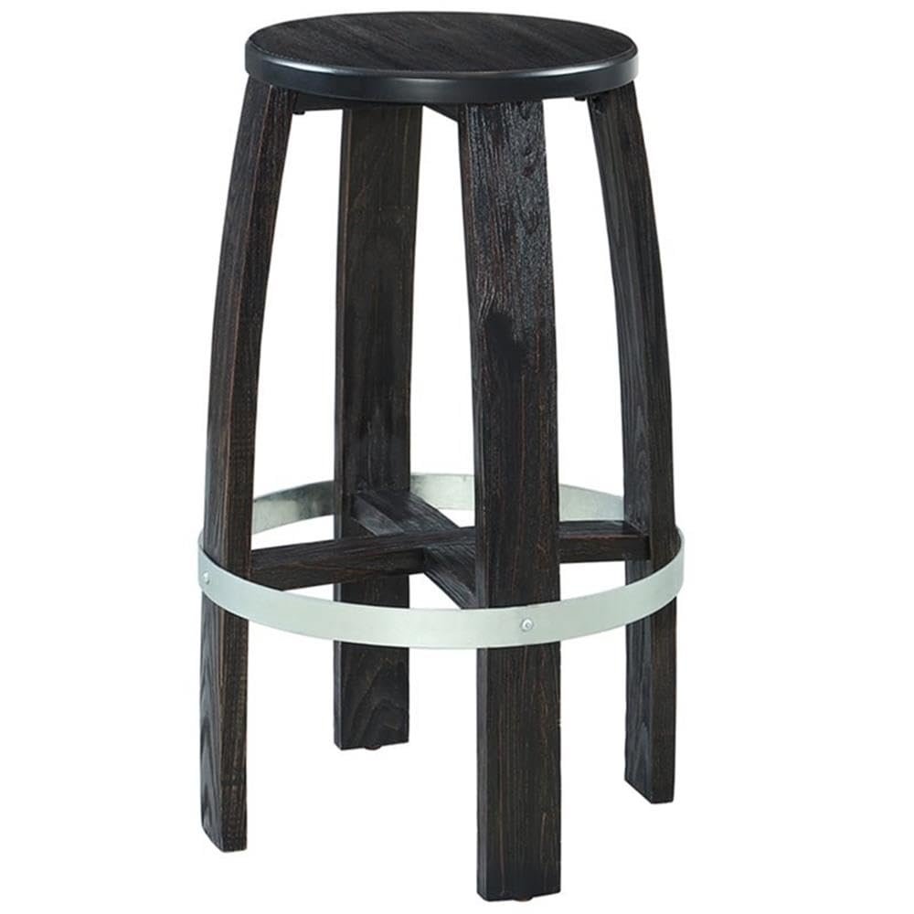 Powell Wade Swivel Barstool - Dark Rustic Brown