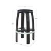 Powell Wade Swivel Barstool - Dark Rustic Brown view 3