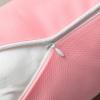 Phantoscope Pack of 2 Outdoor Waterproof Solid Throw Decorative Pillow Cover Decorative Square Outdoor Pillows Cushion Case Patio Pillows for Couch Tent (20''x20'', Pink) view 3