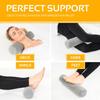 AllSett Health Firm Cervical Neck Roll Memory Foam Pillow, Bolster Pillow, Round Neck Support for Sleeping | Bolster for Bed, Legs, Back and Yoga view 3