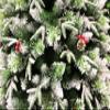 HOLIDAY STUFF Super Full Frosted Pine Christmas Tree Decorated with Natural Pine Cones (5ft Unlit) view 3