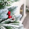 HOLIDAY STUFF Super Full Frosted Pine Christmas Tree Decorated with Natural Pine Cones (5ft Unlit) view 4