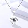 Bansriracha 925 Sterling Silver Necklaces & Pendants Cubic Zirconia Wedding Necklace Silver Jewelry Gift for Wife view 2