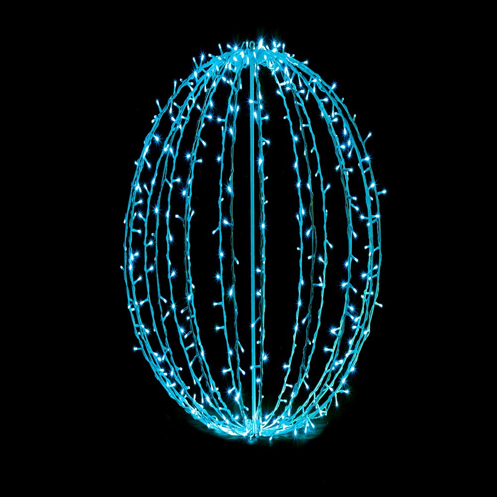 Queens of Christmas LED Sphere, 32", Teal