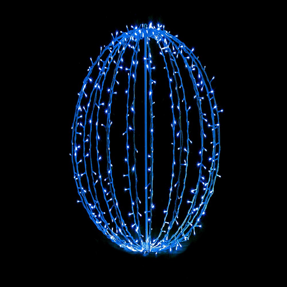 Queens of Christmas LED Sphere, 32", Blue
