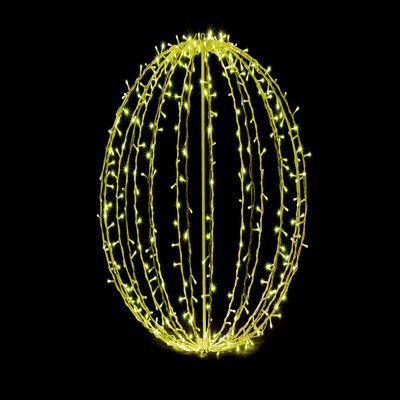 Queens of Christmas LED Sphere, 32", Yellow