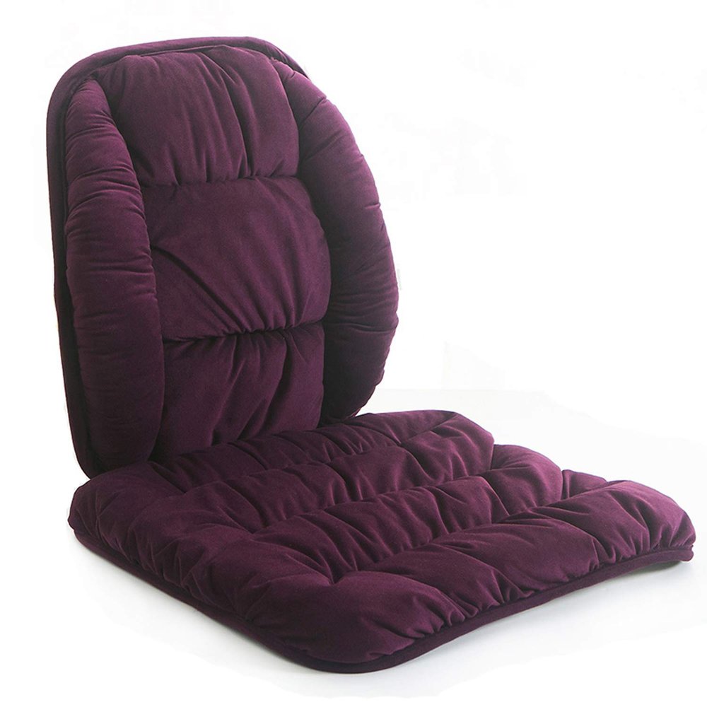 ALIBO Low Back Pain Relief Lumbar Support and Anti Slip Bottom Chair Cushions Nonslip Car Seat Pads Adjustable Strap Lumbar Pillow for Office,Dinning Room,Wicker,Lounge,Auto Car Seats,Sofa,Wheelchair